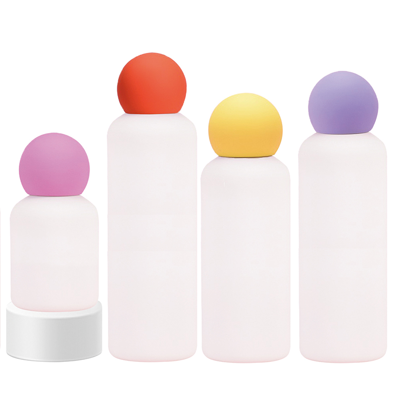 Column Shape Cola Bottle With Ball Lid