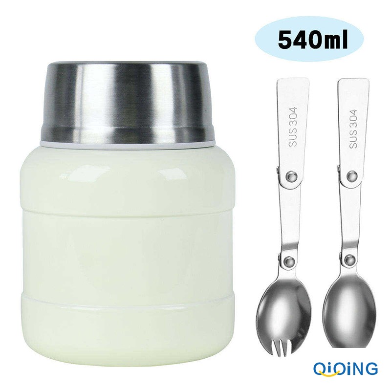12oz Stainless Steel Leak-proof  Food Jar
